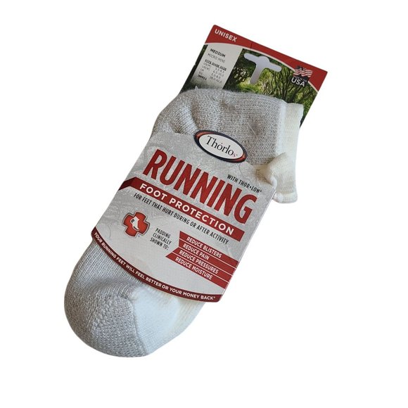Thorlo Running Foot Protection Socks size Medium M fits shoe size 5.5 - 8.5 - Picture 2 of 5